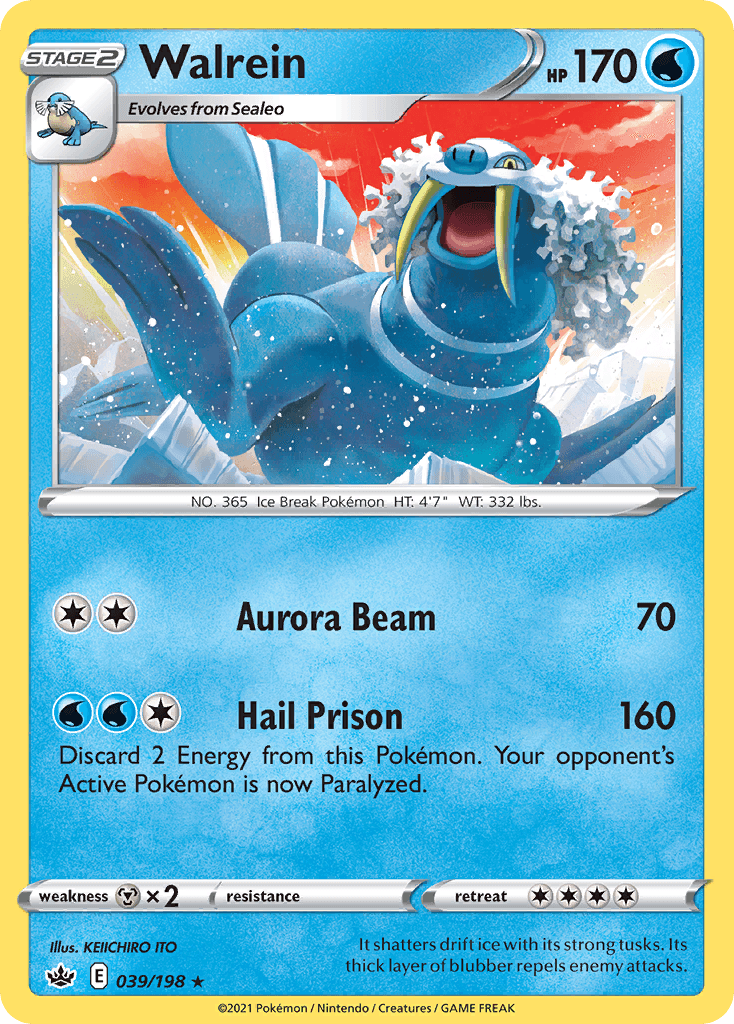 Walrein Chilling Reign card