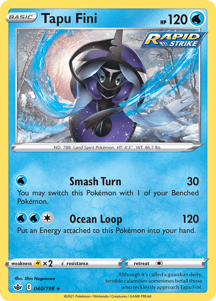 Tapu Fini 寶可夢 card
