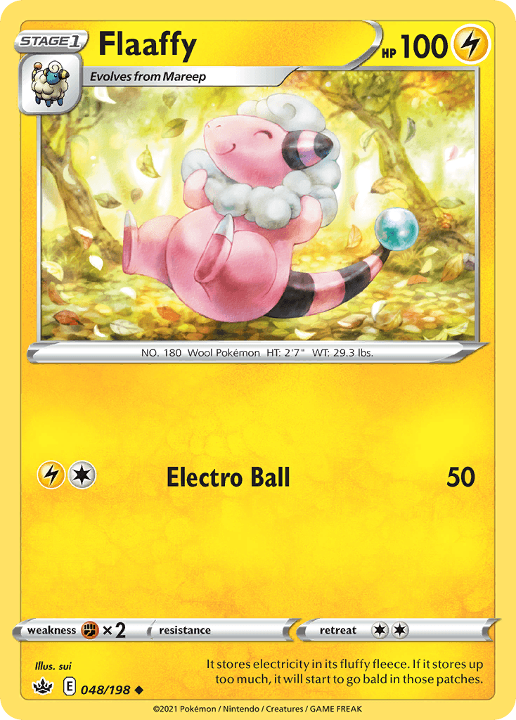 Flaaffy Chilling Reign card