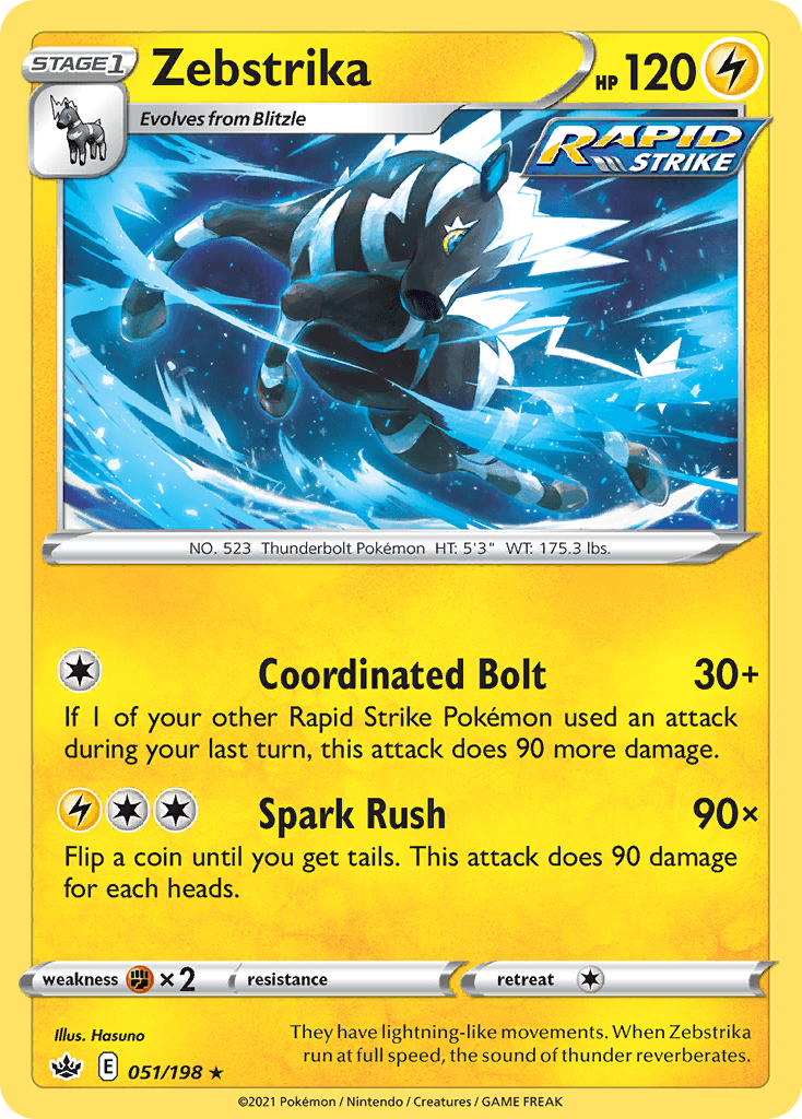Zebstrika Chilling Reign card