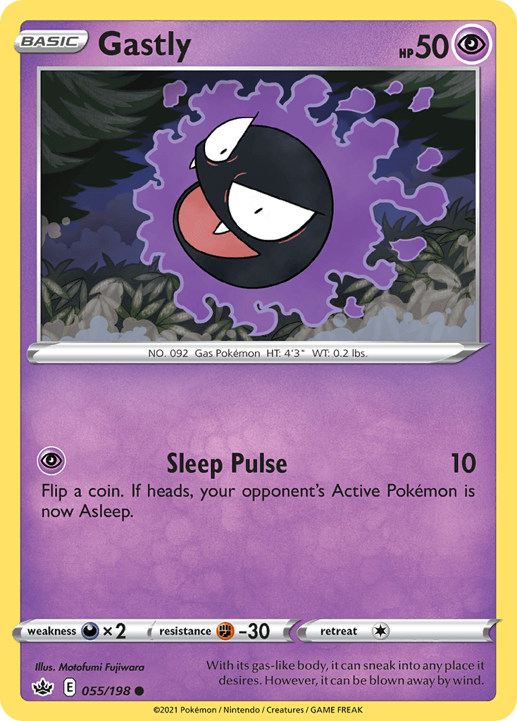 Gastly Chilling Reign card