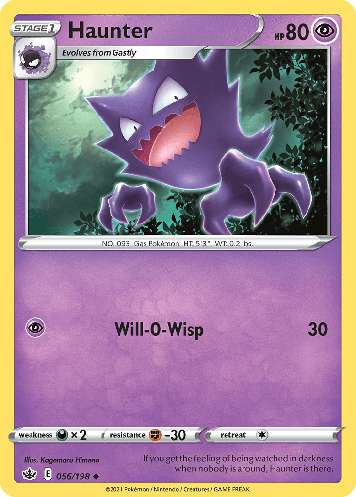 Haunter Chilling Reign card