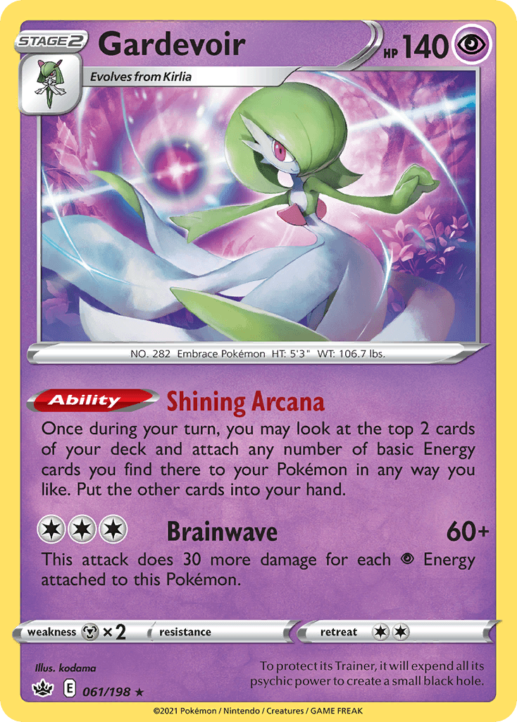 Gardevoir Chilling Reign card