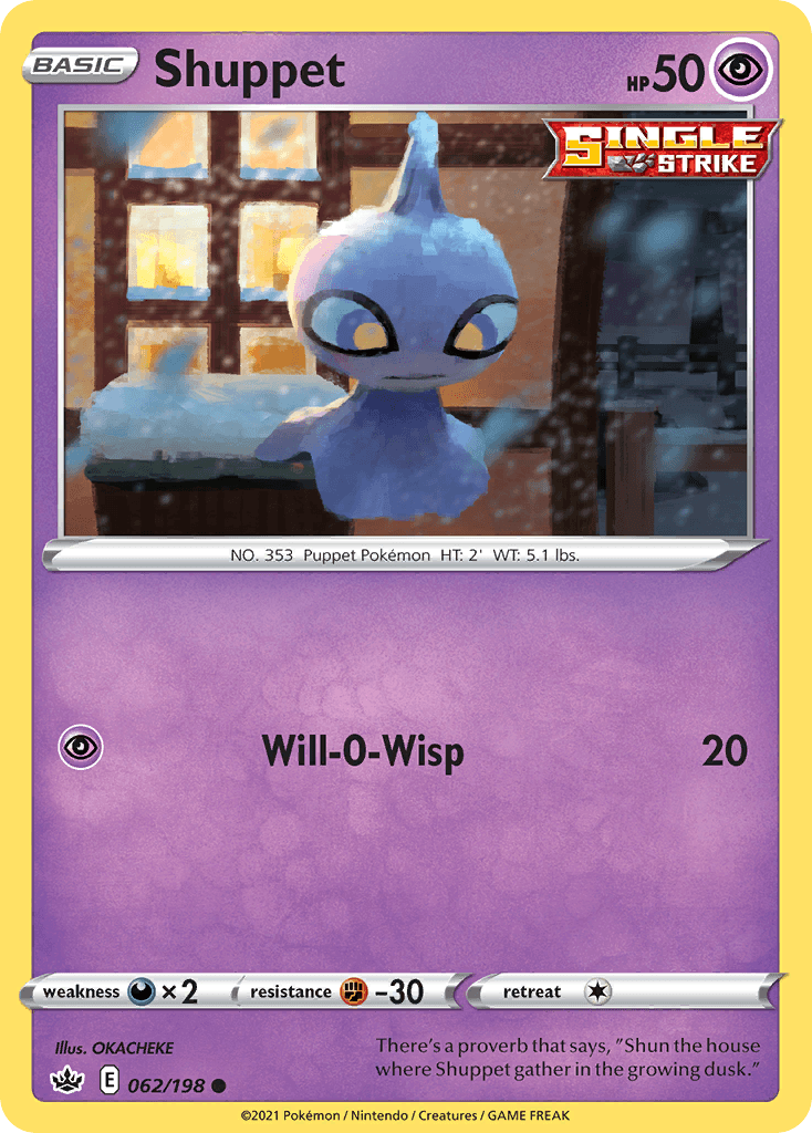 Shuppet Chilling Reign card