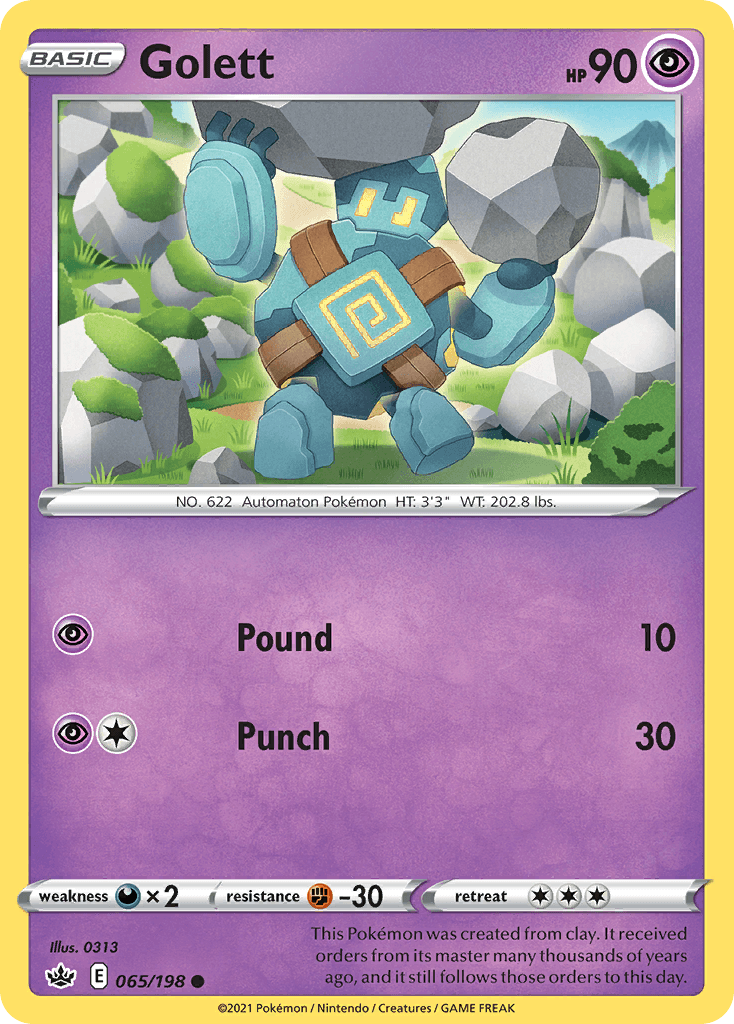 Golett Chilling Reign card