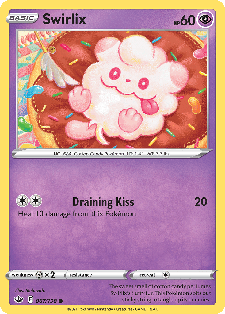 Swirlix Chilling Reign card