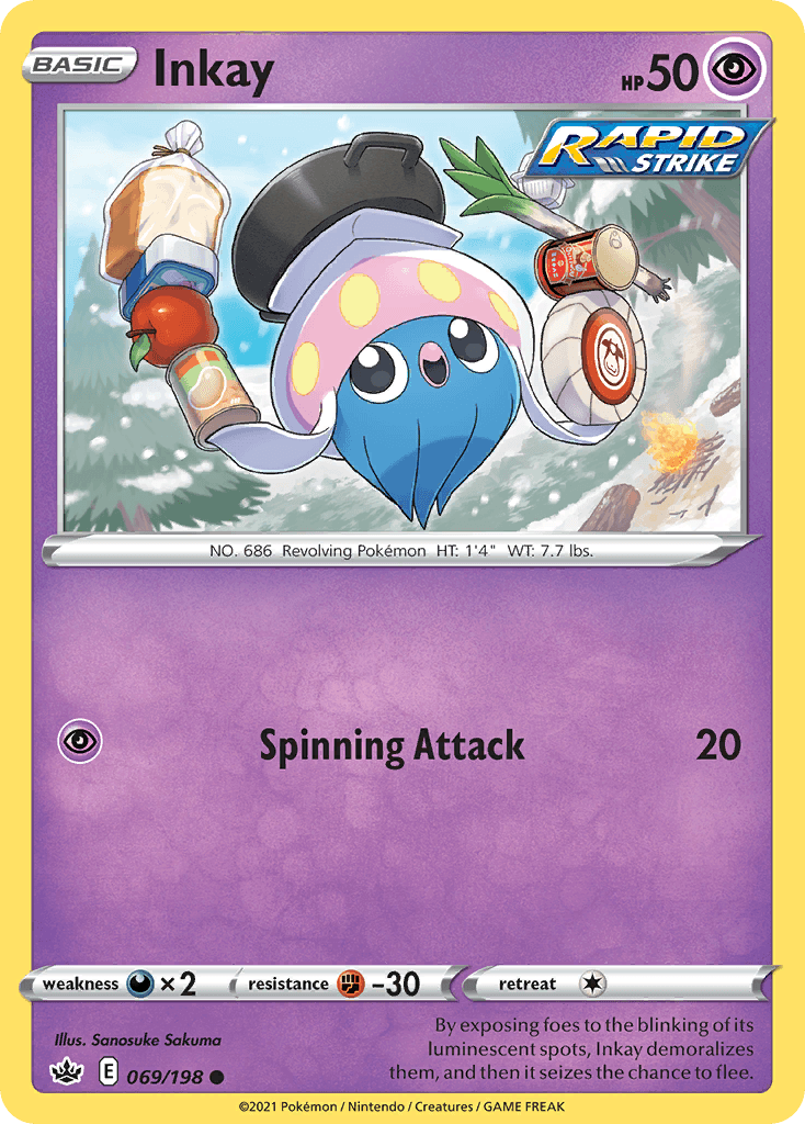 Inkay Chilling Reign card