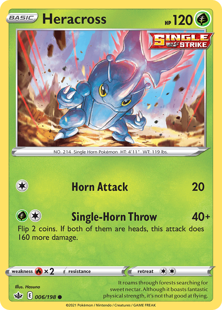 Heracross Chilling Reign card