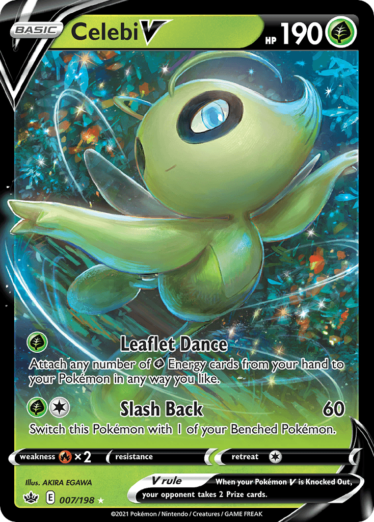 Celebi V Chilling Reign card