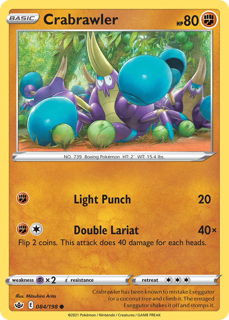 Crabrawler Chilling Reign card