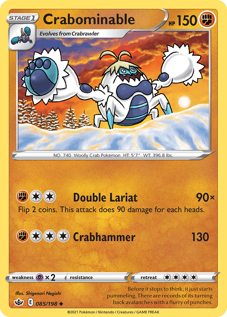 Crabominable Chilling Reign card