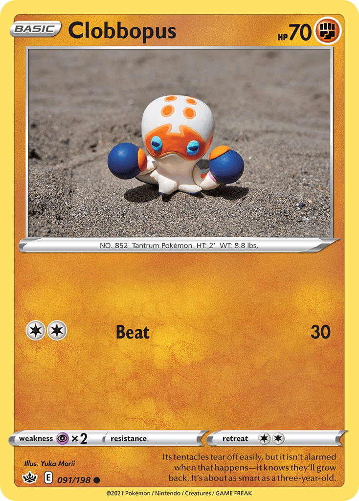Clobbopus Chilling Reign card