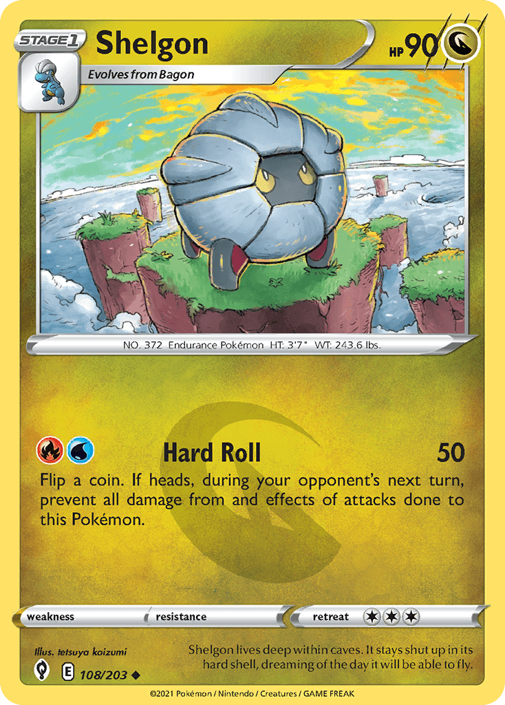 Shelgon 宝可梦 card