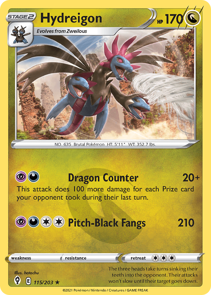 Hydreigon Evolving Skies card