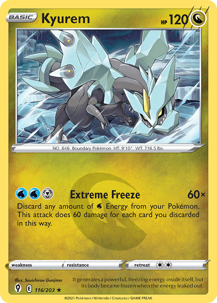 Kyurem Evolving Skies card