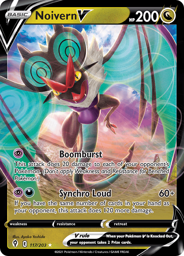 Noivern V Evolving Skies card