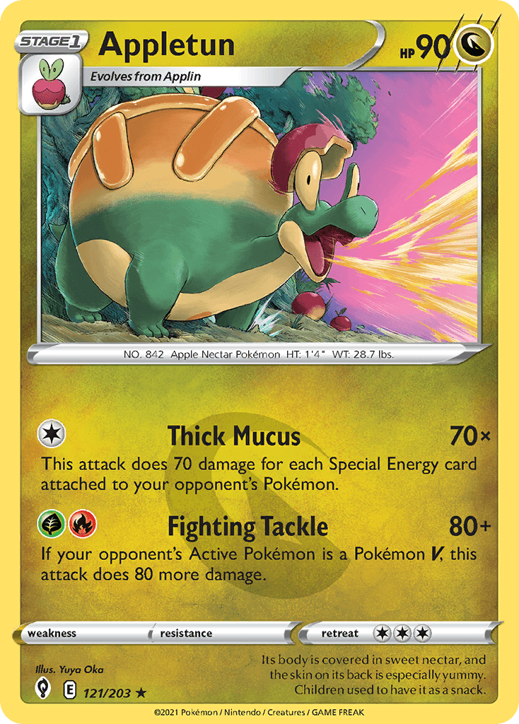 Appletun Evolving Skies card