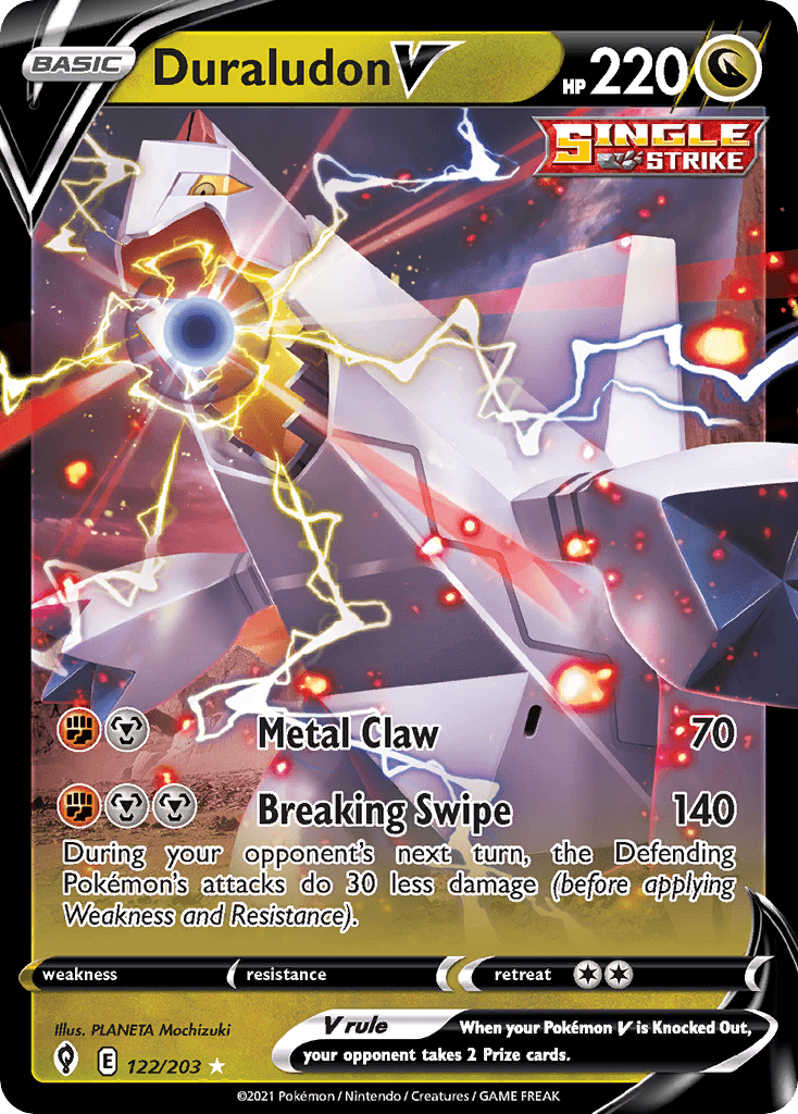 Duraludon V Evolving Skies card