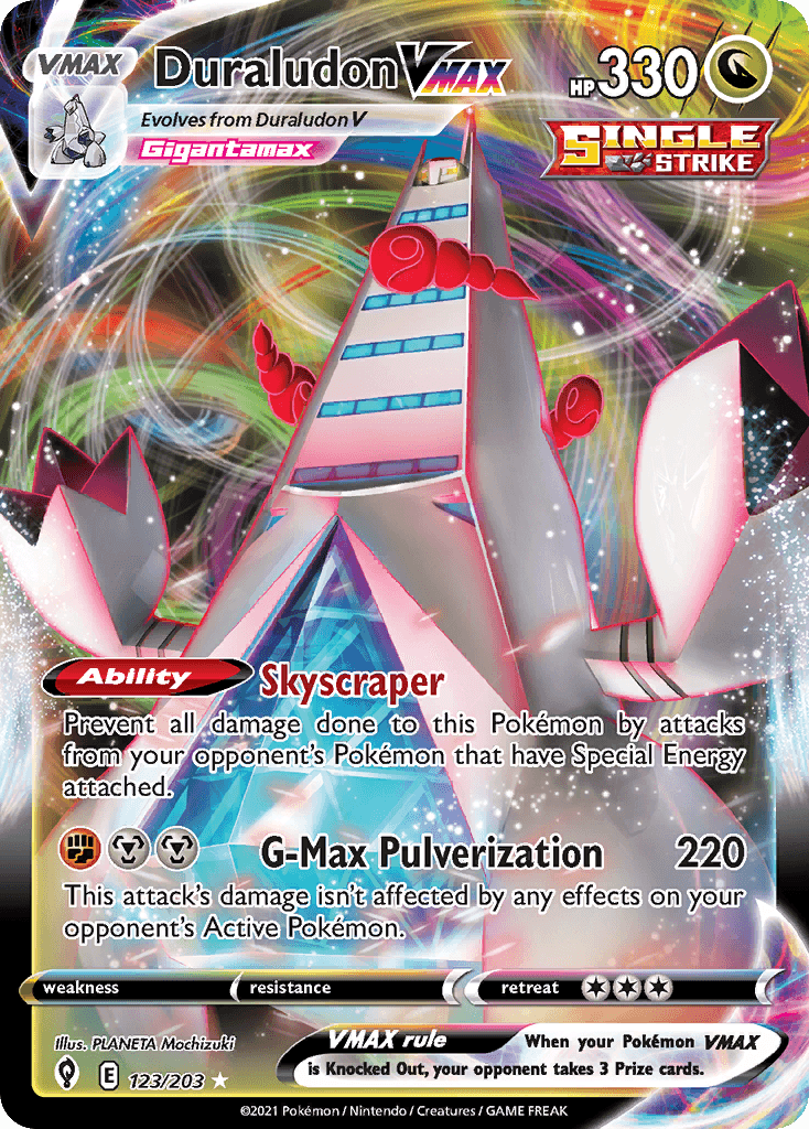 Duraludon VMAX Evolving Skies card