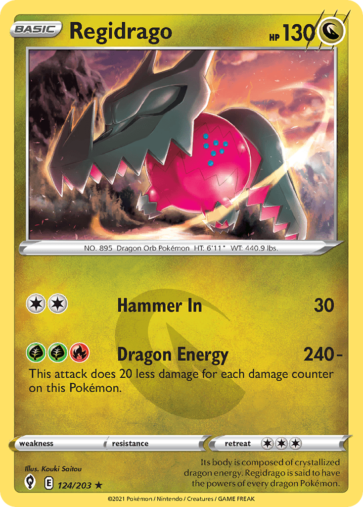 Regidrago Evolving Skies card