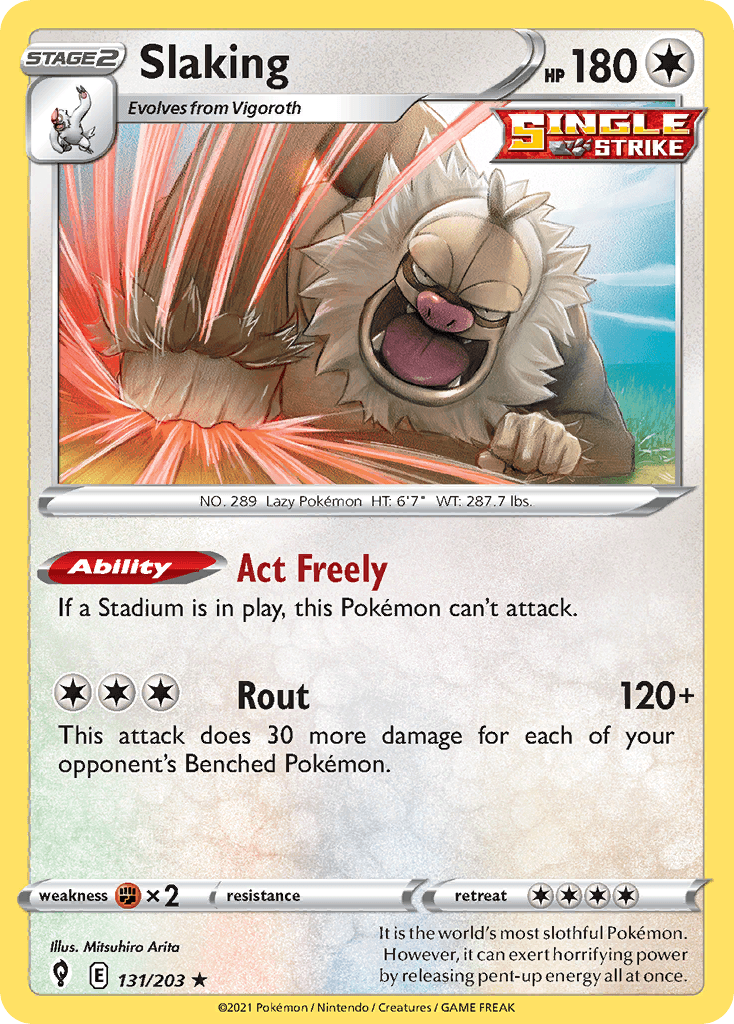 Slaking Evolving Skies card