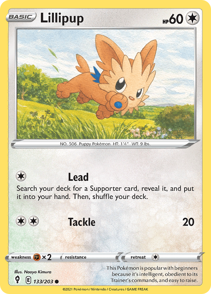 Lillipup Evolving Skies card