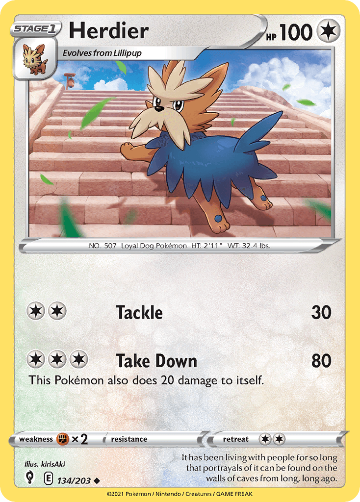Herdier Evolving Skies card