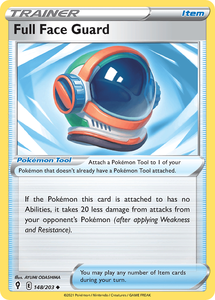 Full Face Guard Evolving Skies card
