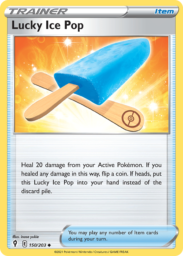 Lucky Ice Pop Evolving Skies card