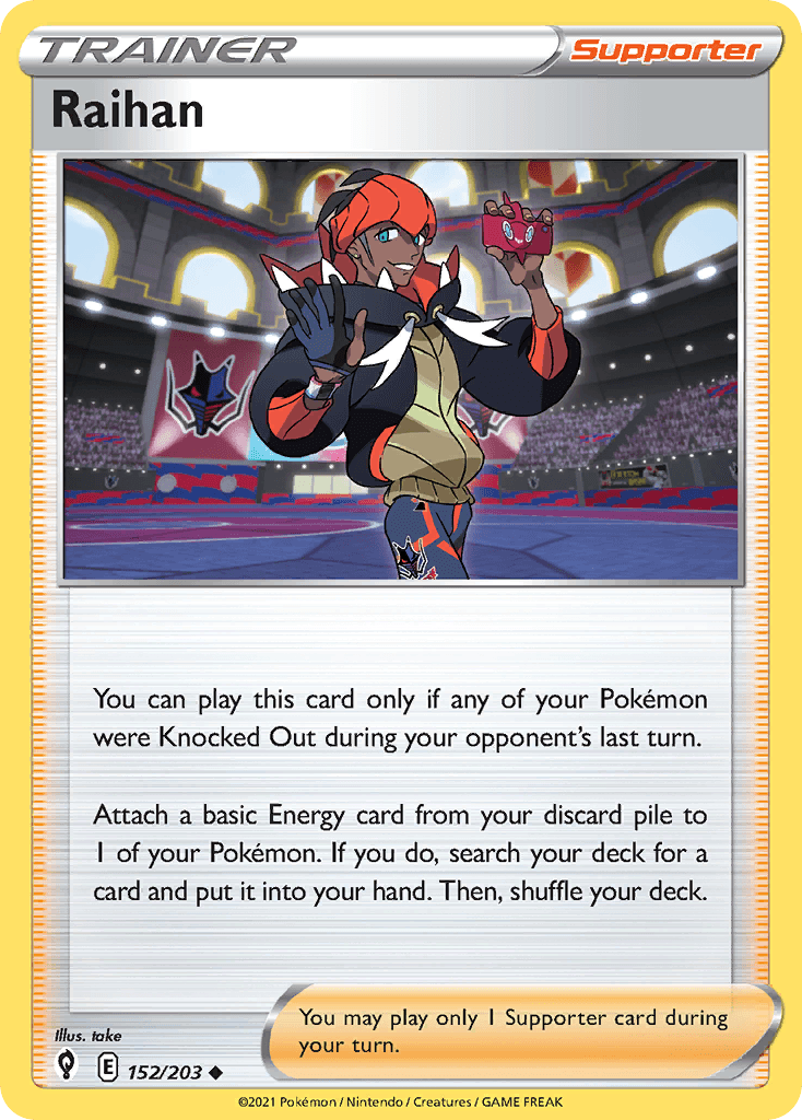 Raihan Evolving Skies card