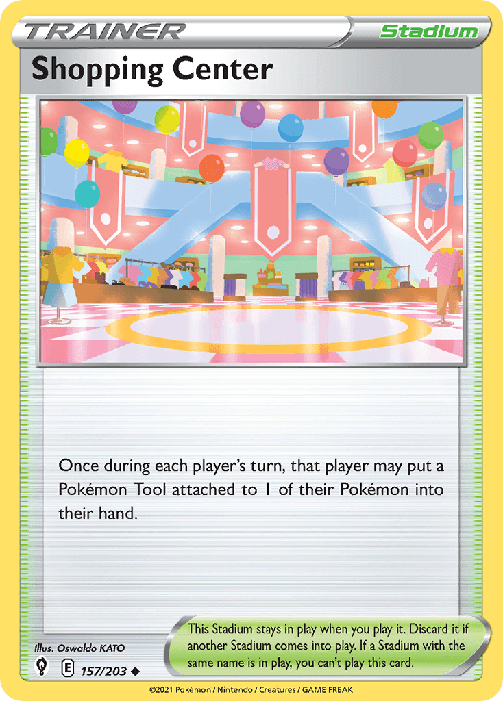 Shopping Center Evolving Skies card