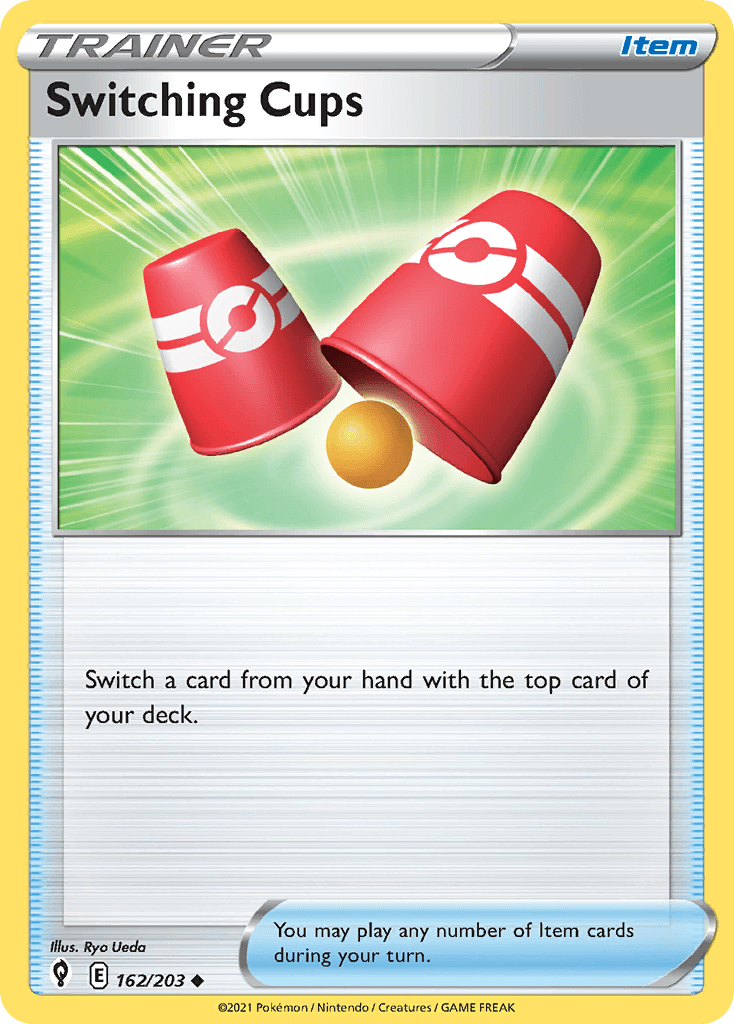 Switching Cups Evolving Skies card