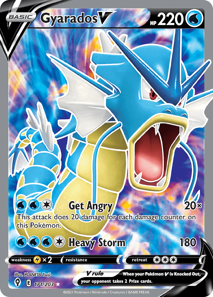 Gyarados V Evolving Skies card