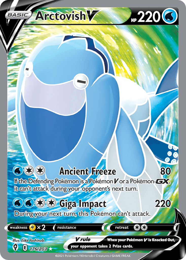 Arctovish V Evolving Skies card
