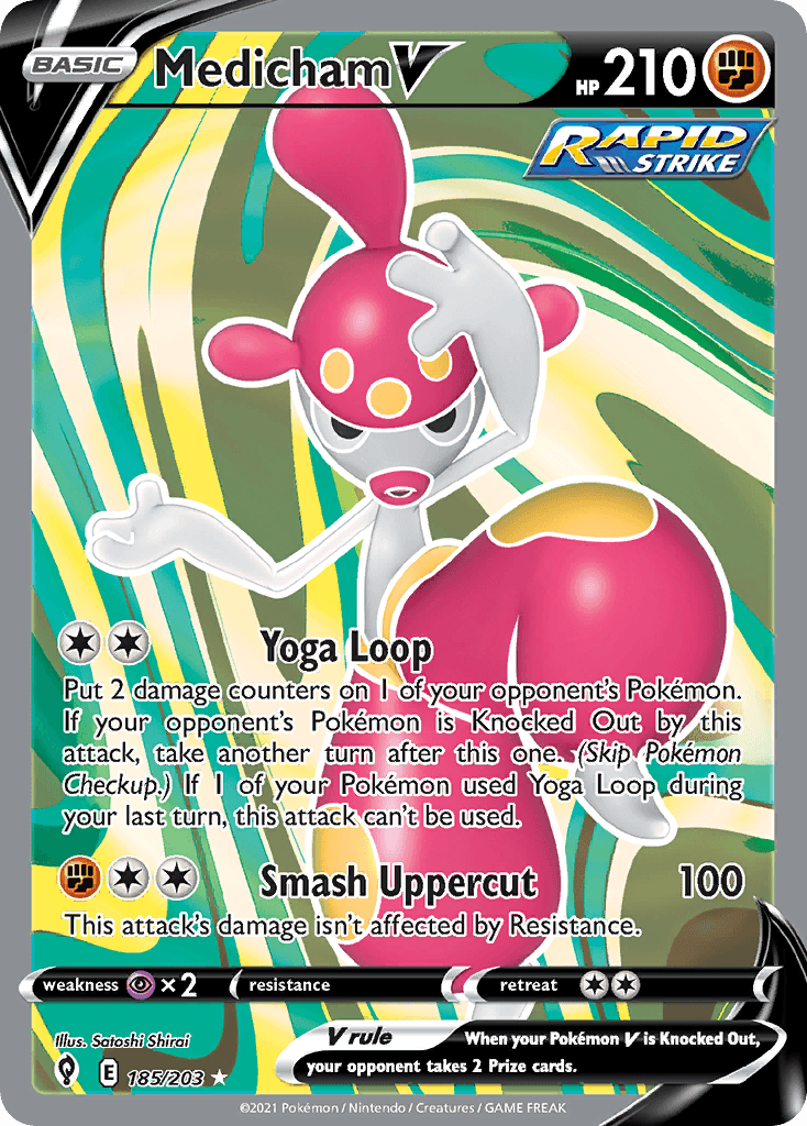 Medicham V Evolving Skies card