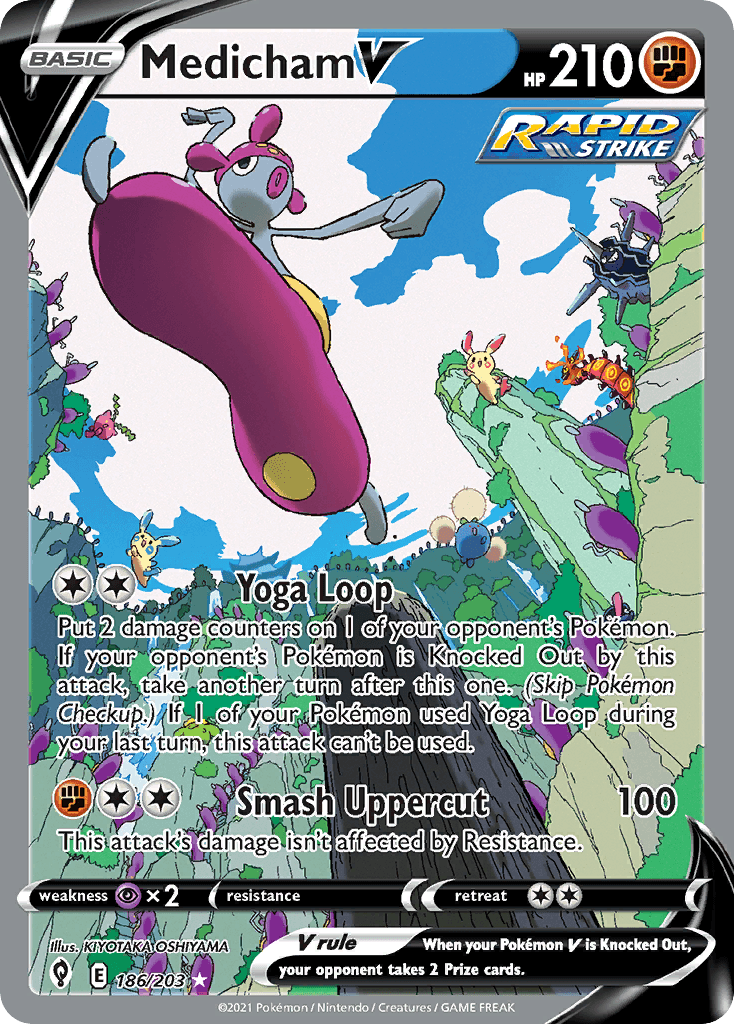 Medicham V Evolving Skies card