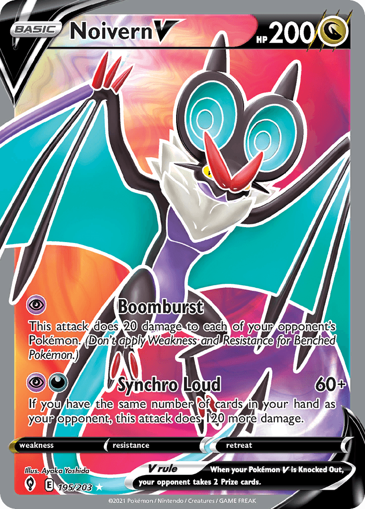Noivern V Evolving Skies card