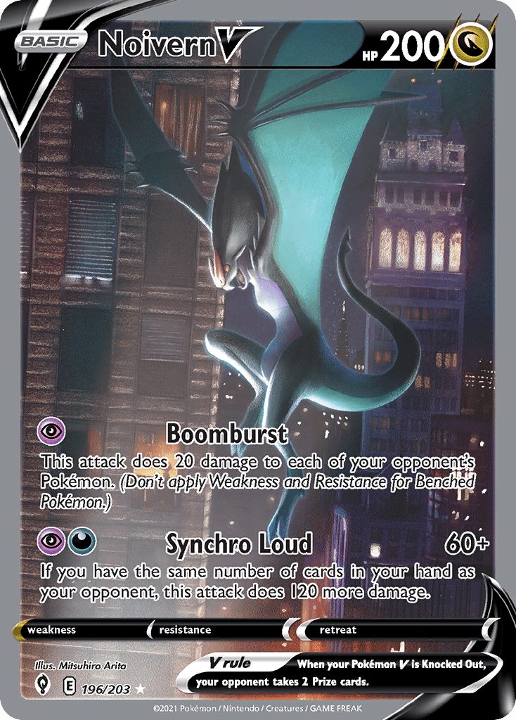Noivern V Evolving Skies card