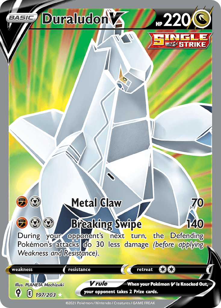 Duraludon V Evolving Skies card