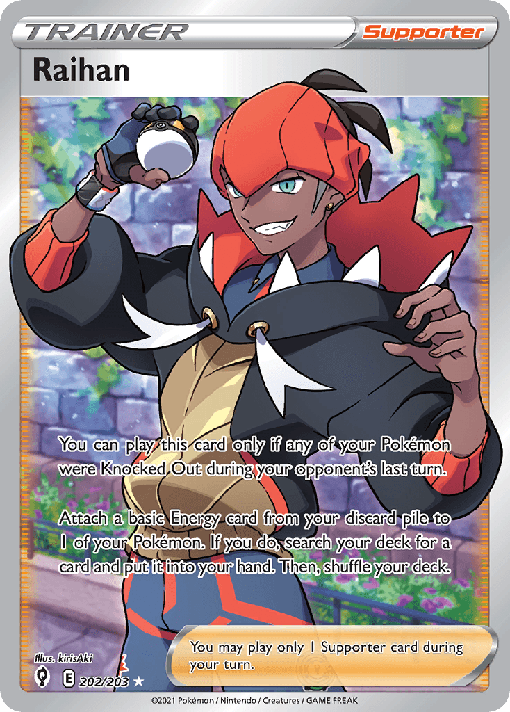 Raihan Evolving Skies card