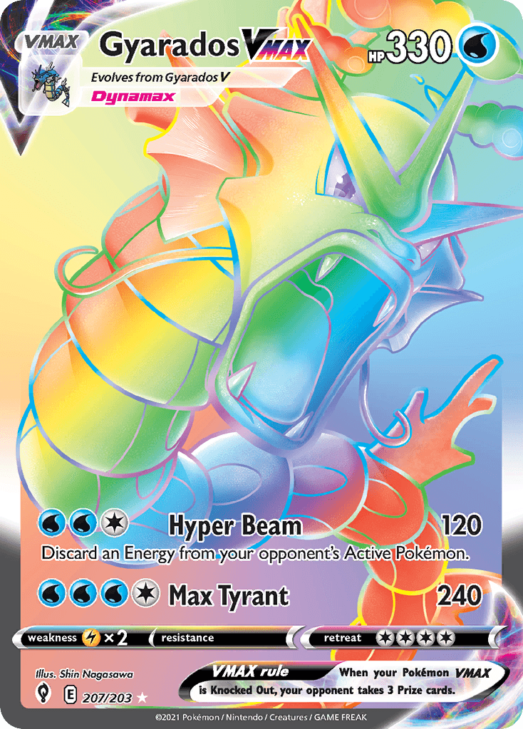 Gyarados VMAX Evolving Skies card