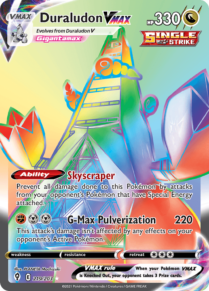 Duraludon VMAX Evolving Skies card