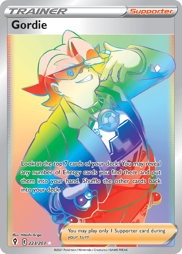 Gordie Evolving Skies card