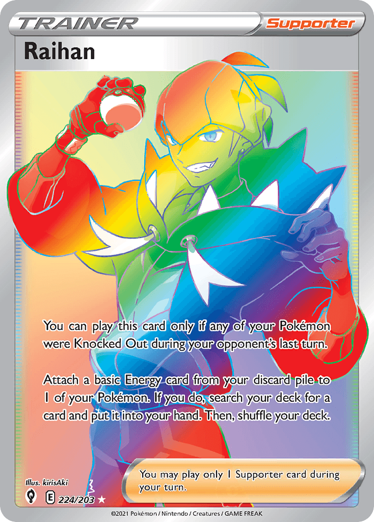 Raihan Evolving Skies card