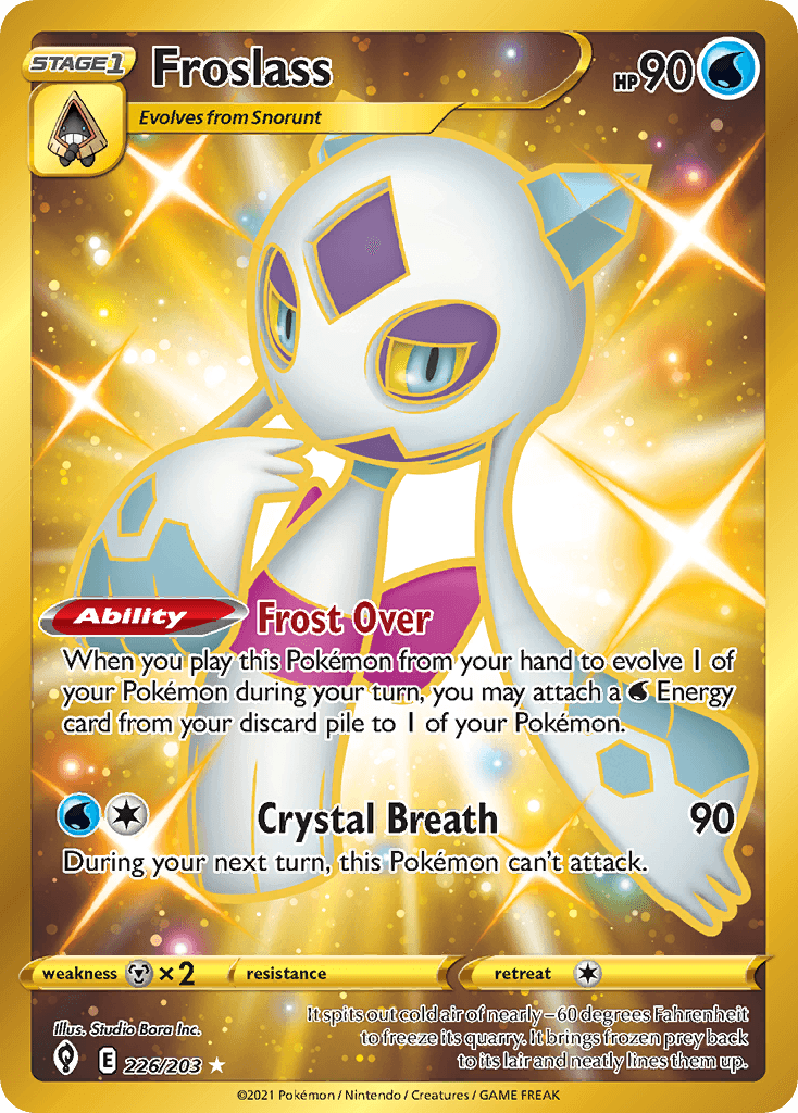Froslass Evolving Skies card