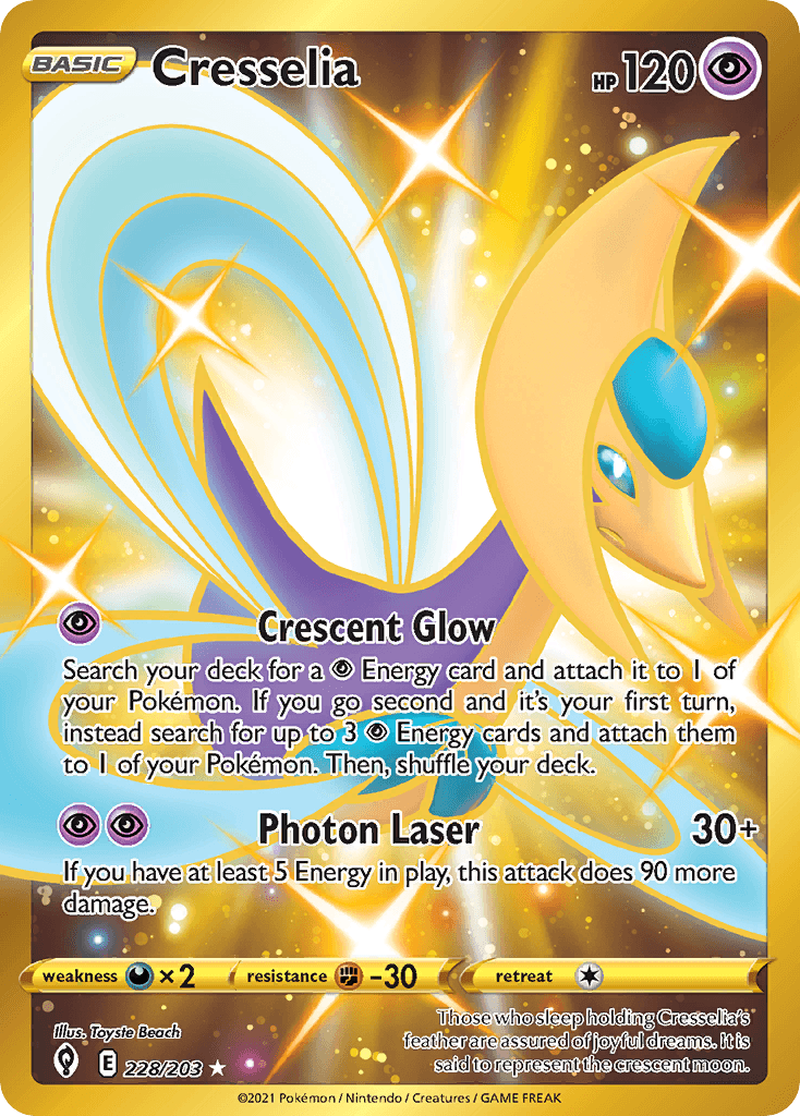 Cresselia Evolving Skies card