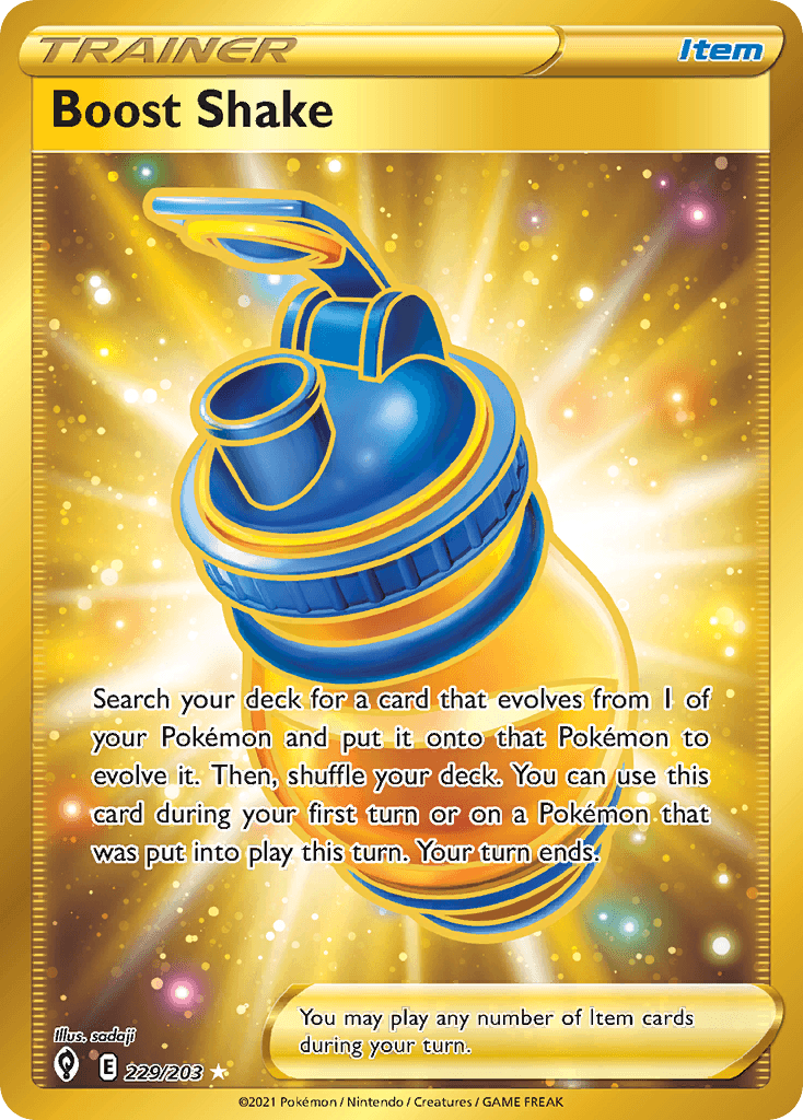 Boost Shake Evolving Skies card