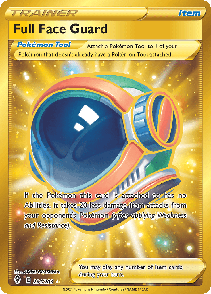 Full Face Guard Evolving Skies card