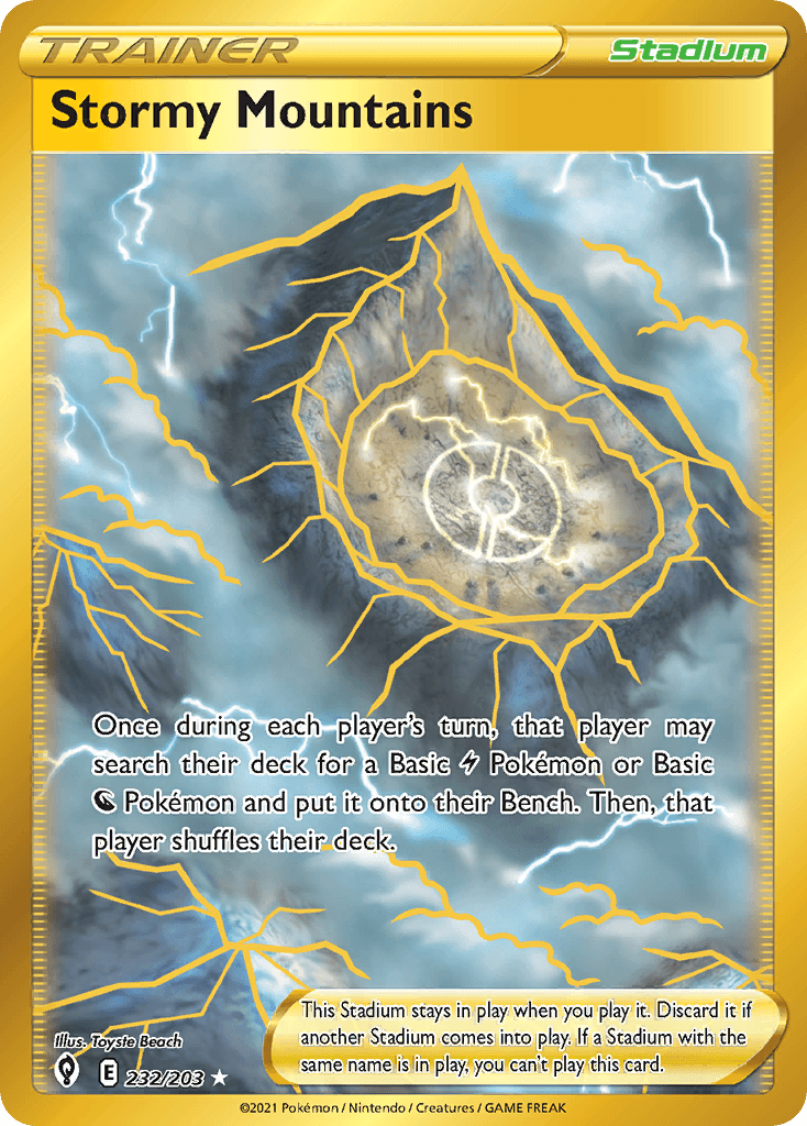 Stormy Mountains Evolving Skies card