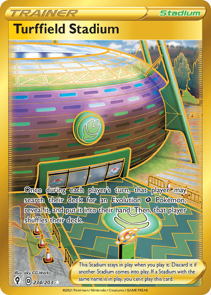 Turffield Stadium Evolving Skies card